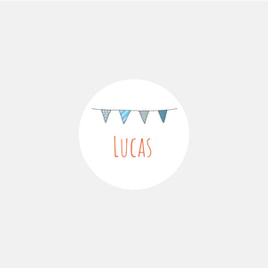 Personalized birth stickers my Kopines family - 48ex