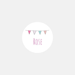Personalized birth stickers my Kopines family - 48ex