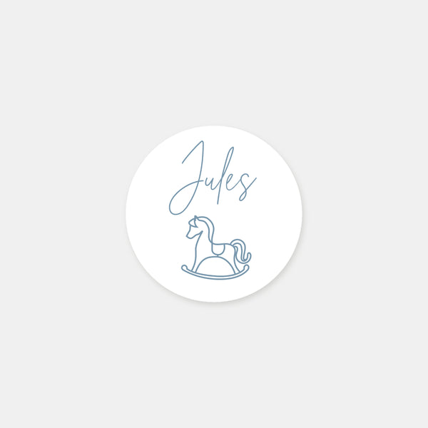 Personalized birth toy stickers N115B