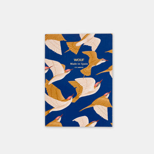 A6 notebook Blue birds