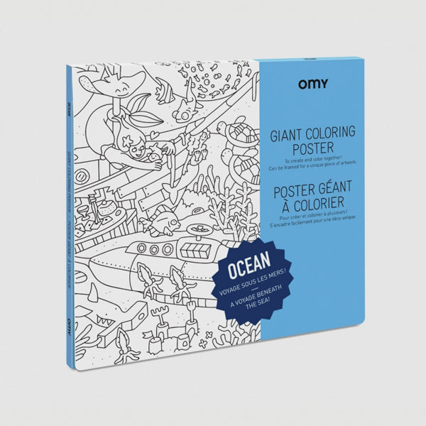 Giant coloring poster Ocean