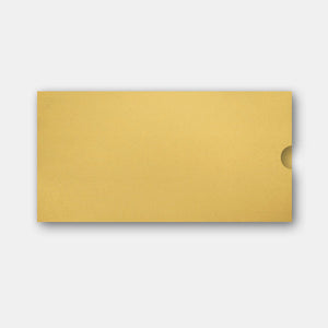 Invitation pouch 110x210 metal gold
