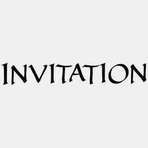 Tampon invitation