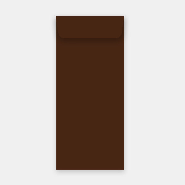 Pouch 115x324 mm chocolate vellum