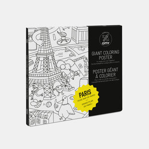 Giant coloring poster Paris