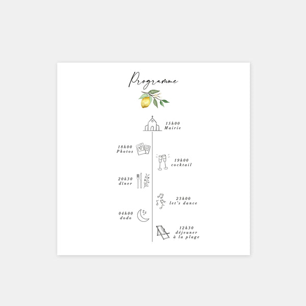 Azulejo wedding invitation