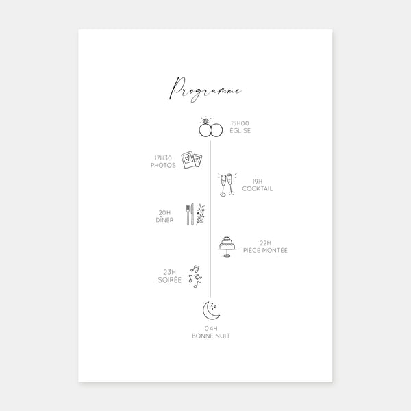 Wedding invitation a window on the sunset beach