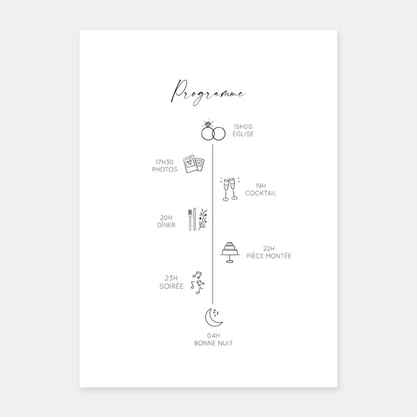 Hochzeitseinladung ein Fenster zum Garten