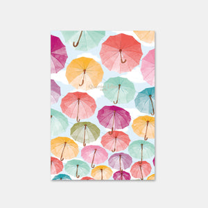 Carnet A5 Les parapluies