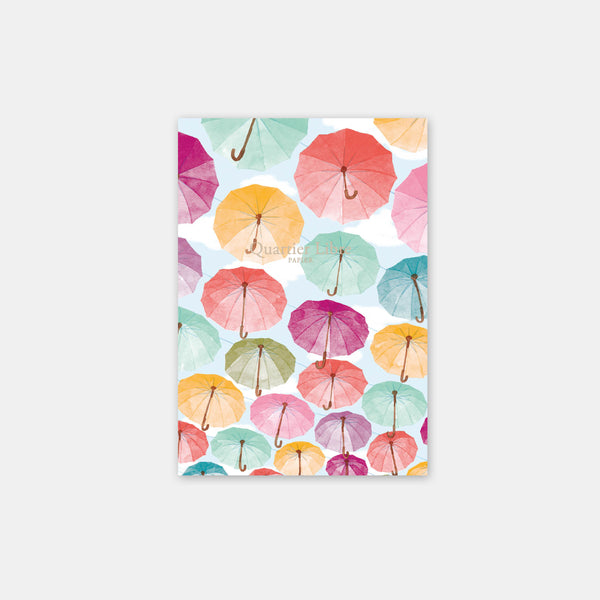 Carnet A6 Les parapluies