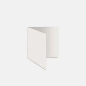 Pre-folded card 130x260 extra white skin