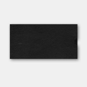 Einladungstasche 110x210, schwarze Haut