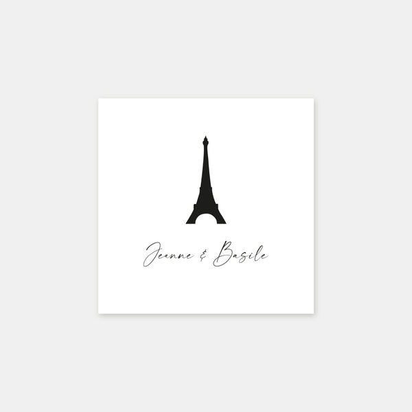 Personalized Paris roof stamp