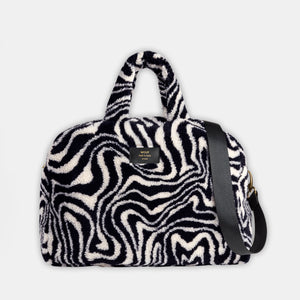 Hypnotische Zebra-Wochenendtasche