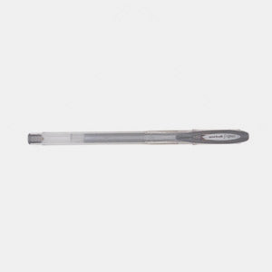 Uniball silver metal gel ink pen fine tip