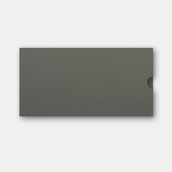 Invitation pouch 110x210 gray vellum