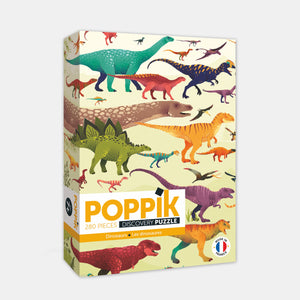 Puzzle éducatif 280 pièces Dinosaures Poppik