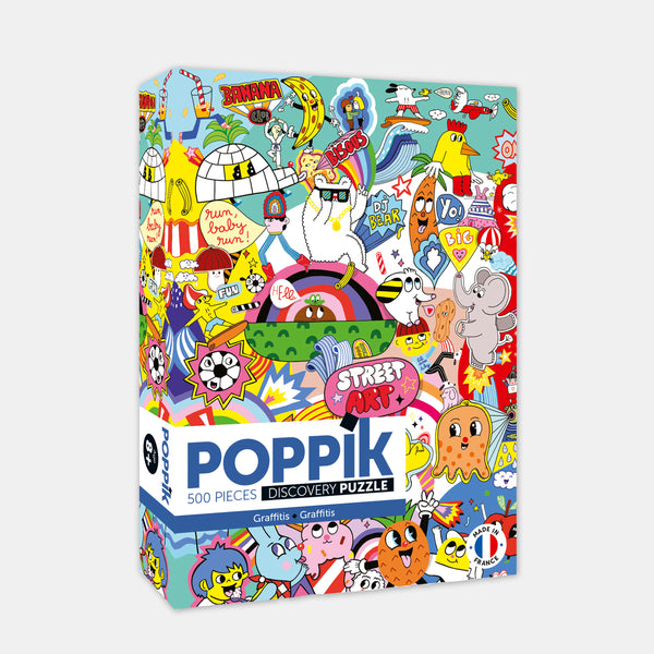 Educational puzzle 500 pieces Graffiti Poppik