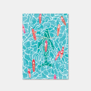 A5-Notizbuch Surfer