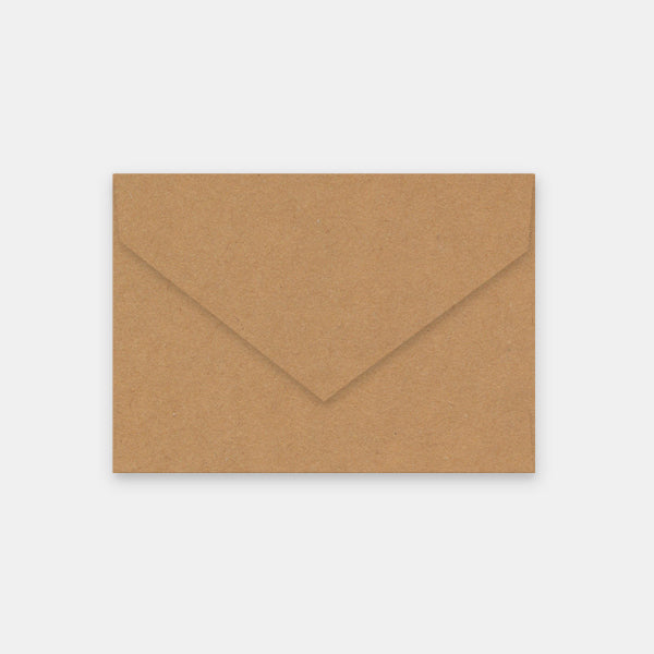 Enveloppes Kraft C6 format carte postale, en papier recyclé