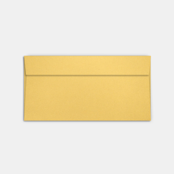 Envelope 115x225 mm metallic gold
