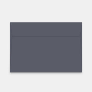 Enveloppes colorées - Gris (Ardoise)~95 x 235 mm, 120 g/qm Velin
