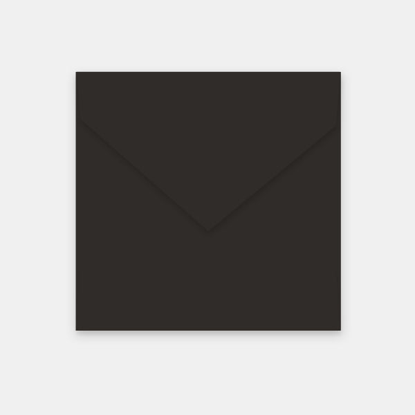 Envelope 170x170 mm black vellum