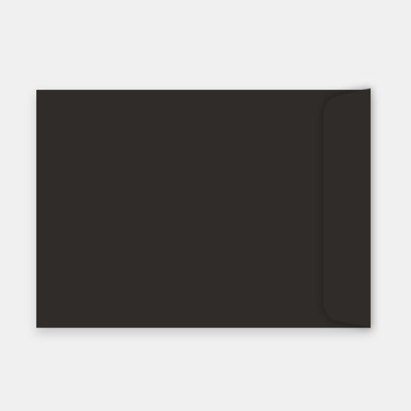 Enveloppe A4 noir, enveloppe rectangle 229x324 mm velin noir – L