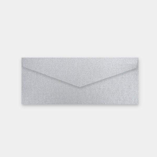 Envelope 72x205 mm silver metallic