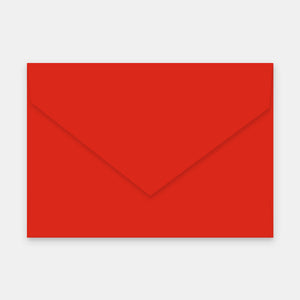 Envelope 229x324 mm red vellum