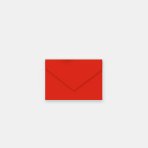 Envelope 70x100 mm red vellum