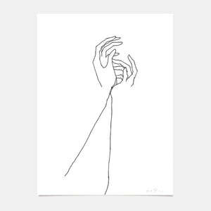 Hands Together Limited Edition Art Print - 02