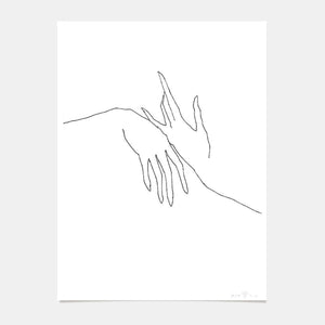 Hands Together Limited Edition Art Print - 03