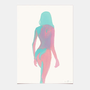 Tirage d'Art édition limitée Woman Sunset - 01