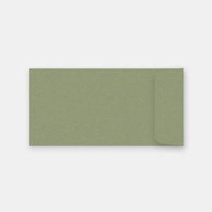 Pochette faire-part mariage 115x225 mm kraft olive