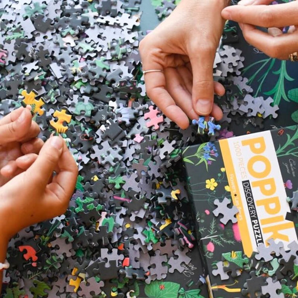 Puzzle éducatif 1000 pièces Botanique Poppik