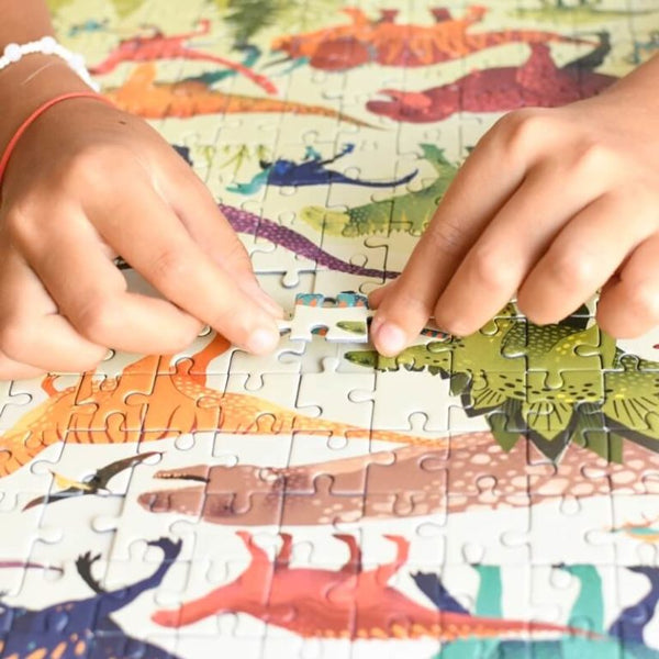 Educational puzzle 280 pieces Dinosaurs Poppik