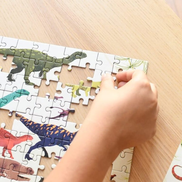 Lernpuzzle 280 Teile Dinosaurier Poppik