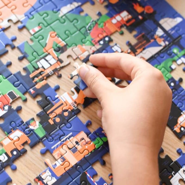 Lernpuzzle 280 Teile Fahrzeug Poppik
