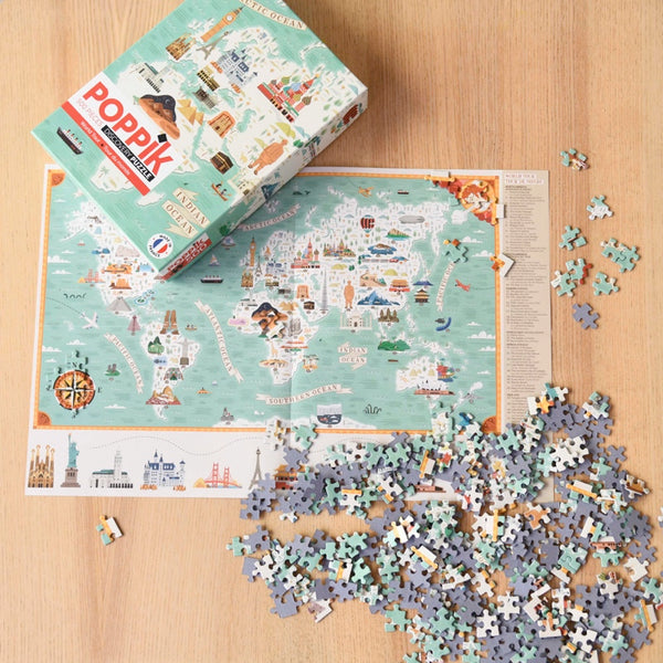 Puzzle éducatif 500 pièces World Tour