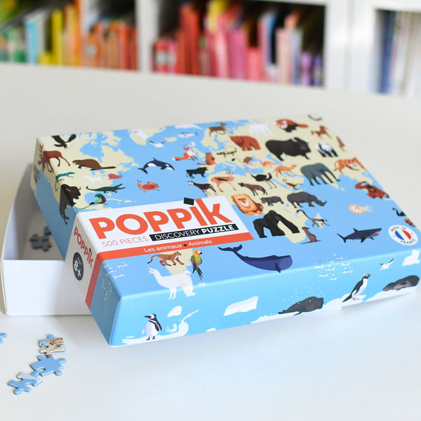 Lernpuzzle 500 Teile Tiere