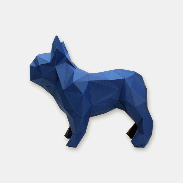 Blue Paper Bulldog